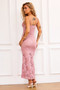 Feel It Still Lace Midi Dress - Blush | Sage and Paige AUS.