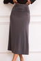 Front Runner Midi Skirt - Grey | Sage and Paige AUS.