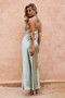 Angele Maxi Dress - Sage | Sage and Paige AUS.