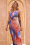 Meet Me In June Maxi Dress - Blue Multi | Sage and Paige AUS.