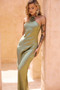 Downtown Darling Maxi Dress - Olive | Sage and Paige AUS.