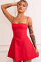 Aster Mini Dress - Red | Sage and Paige AUS.
