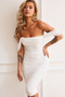 Main Character Midi Dress - White | Sage and Paige AUS.