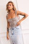 Tate Crop Top - Ash | Sage and Paige AUS.