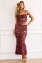 Feel It Still Lace Midi Dress - Wine | Sage and Paige AUS.