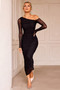 One More Serve Maxi Dress - Black | Sage and Paige AUS.