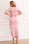 Sammy Knit Crop Top - Blush | Sage and Paige AUS.