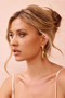 Midnight Brocade Earrings - Gold | Sage and Paige AUS.