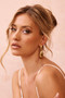 Midnight Brocade Earrings - Gold | Sage and Paige AUS.