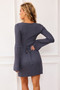 The Best Cozy Knit Mini Dress - Blue | Sage and Paige AUS.