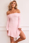 New In Town Knit Mini Dress - Pink | Sage and Paige AUS.