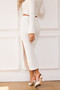 Ronny Knit Midi Skirt - White | Sage and Paige AUS.
