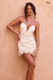 My Hot Shot Mini Dress - Ivory | Sage and Paige AUS.