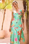 Sonora Midi Dress - Green | Sage and Paige AUS.