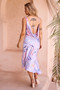 Sonora Midi Dress - Purple | Sage and Paige AUS.