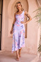Sonora Midi Dress - Purple | Sage and Paige AUS.