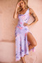 Sonora Midi Dress - Purple | Sage and Paige AUS.
