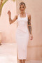 Chic Reigns Knit Midi Skirt - Pink | Sage and Paige AUS.