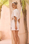 City Sunlight Mini Dress - Stone | Sage and Paige AUS.