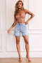 Hanni Denim Shorts - Washed Blue | Sage and Paige AUS.