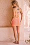 After Party Crochet Mini Dress - Neon Pink | Sage and Paige AUS.