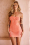 After Party Crochet Mini Dress - Neon Pink | Sage and Paige AUS.