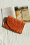 Sunset Meadow Clutch Bag - Orange | Sage and Paige AUS.