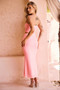 Later Feelings Maxi Dress - Neon Peach | Sage and Paige AUS.