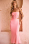 Later Feelings Maxi Dress - Neon Peach | Sage and Paige AUS.
