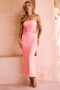 Later Feelings Maxi Dress - Neon Peach | Sage and Paige AUS.