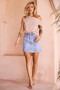 More Is More Denim Mini Skirt - Washed Blue | Sage and Paige AUS.
