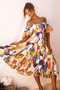 Sunny Spell Midi Dress - Blue Multi | Sage and Paige AUS.