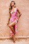 Sonora Midi Dress - Pink | Sage and Paige AUS.