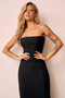 Eclipse Midi Dress - Black | Sage and Paige AUS.