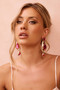 Scarlet Luxe Earrings - Pink | Sage and Paige AUS.