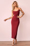 Ethereal Midi Dress - Wine | Sage and Paige AUS.