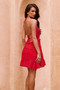 Precious Ruffle Mini Dress - Red | Sage and Paige AUS.