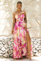 Nightcap Maxi Dress - Pink Multi | Sage and Paige AUS.