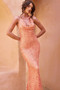 You Wish Sequin Maxi Dress - Orange | Sage and Paige AUS.