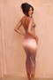 So Lively Midi Dress - Brown Multi | Sage and Paige AUS.