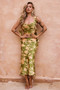 Marigold Dream Maxi Dress - Olive | Sage and Paige AUS.
