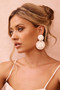 Lush Petal Earrings - White | Sage and Paige AUS.