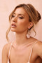 Celeste Chandelier Earrings - White | Sage and Paige AUS.