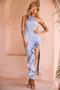 Rosalie Denim Midi Dress - Washed Blue | Sage and Paige AUS.