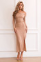 Catalina Crop Top - Camel | Sage and Paige AUS.