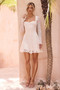 Fiona Mini Dress - Ivory | Sage and Paige AUS.