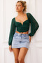 Sea And Sangria Denim Skirt - Washed Blue