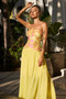 Sunset Breeze Maxi Dress - Yellow