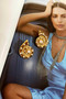 Sheer Seeker Earrings - Gold