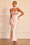 Moonlit Mirage Maxi Dress - Pink